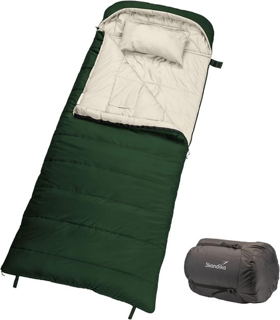 Dekenslaapzak Rechthoekig voor Volwassenen - 3 Seizoenen Camping & Outdoor tot 7°C
