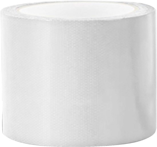 Dekzeil Reparatie Tape - Waterbestendige Plakker - Snelle Reparaties Buiten - Sterke Hechting - 5cm x 7.5m - Wit