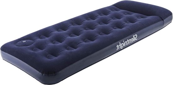 Deluxe eenpersoonsbed luchtbed blauw 185 x 76 x 28 cm - comfortabel slapen van Deluxe