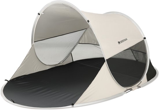 Deryan Luxe Pop Up Strandtent - Large - Anti-UV 50+ - Zand van Deryan