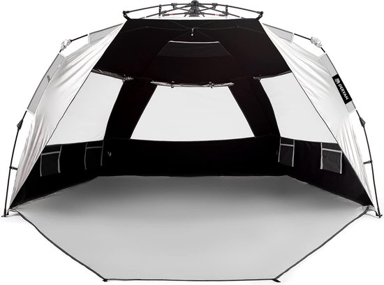 Deryan Up To Go Pop Up Strandtent - Anti-UV 50+ - Zilver van Deryan