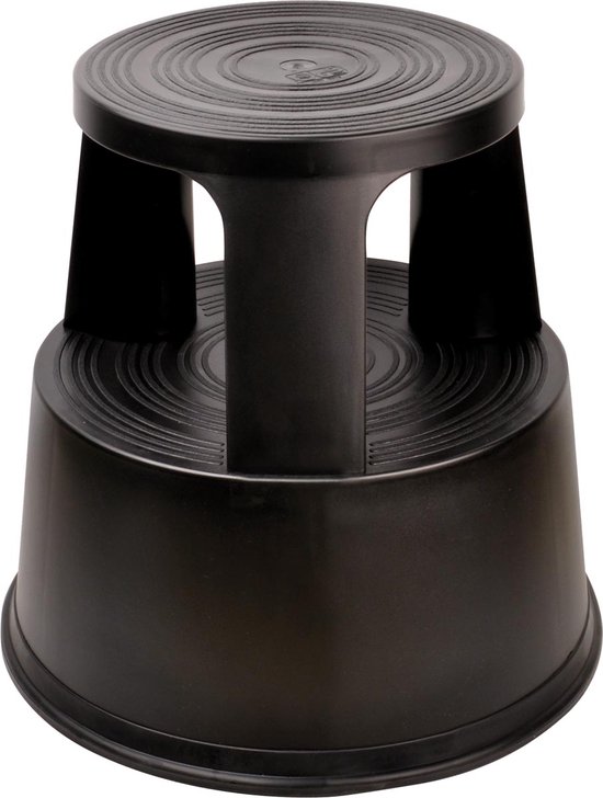 DESQ® opstapkruk - Zwart - Kunststof - Hoogte 42,6 cm van Desq