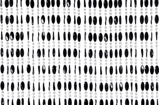Deurgordijn Charlotte Zwart 100x240cm