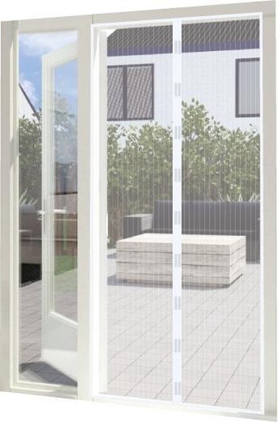 Deurhor Magnetisch - 100 x 210 cm - Wit