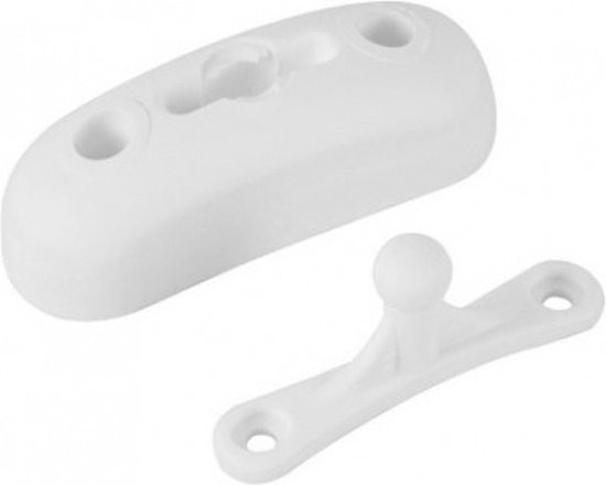 Deurvanger wit kogelkop van Intersteel