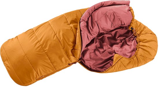 Deuter Starlight maple-redwood - Slaapzak voor kinderen - Mummymodel - Comfort tot 10°C - Lichtgewicht 955 g - Synthetisch materiaal van Merkloos