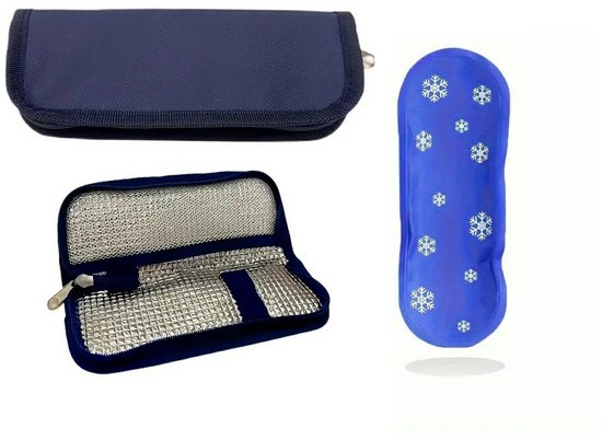 Diabetes koeltas inclusief icepack - diabetes etui - insulinepennen - insuline koeltas - koeltasje voor op reis van ProCase