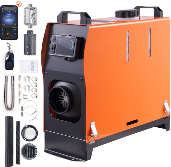 Diesel Kachel Deluxe - Met Bluetooth en LCD Scherm - Timerfunctie - Afstandsbediening - Oranje van Diesel