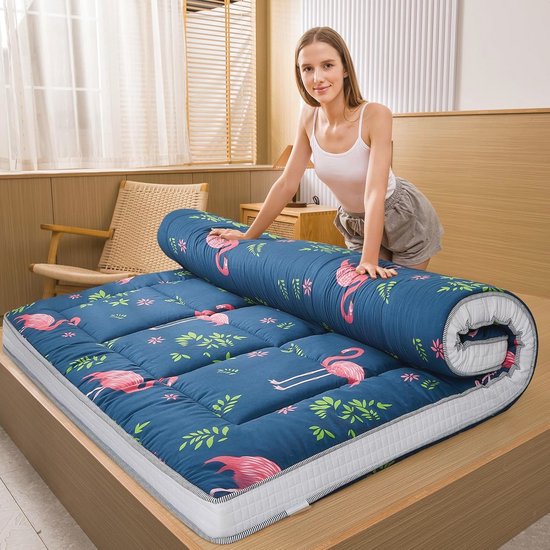 Dik Opvouwbaar Vloermatras voor Camping en Logeerbed - 150 x 200 cm van Bo-Camp