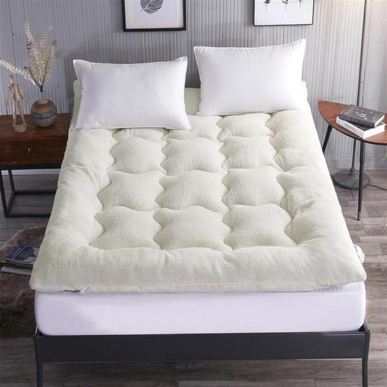 Dikke Futon Matras - Vloerbed - Gast slapen - Opvouwbaar ontwerp - 120x200cm - E