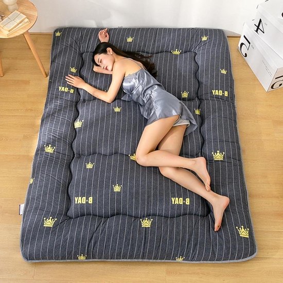 Dikke futonmatras - Japanse vloermatras - Comfortabel slapen - Gelijkmatige vulling - 120x200cm - Meisje