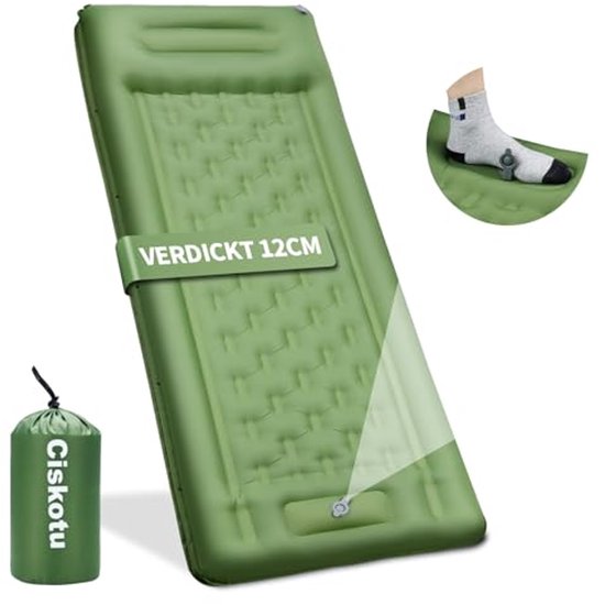 Dikke Isomaat 12 cm - Comfortabele en Duurzame Slaapmat voor Buiten van Merkloos