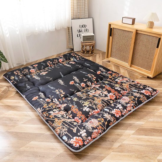 Dikke Japanse vloermatras - opvouwbaar futon voor comfort en stijl van Merkloos