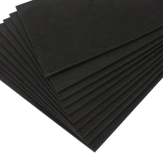 Dikke Zelfklevende EVA Foam Platen voor Vloerbescherming, Meubel Pads en Geluiddemping (5mm Dikte - 300x200mm, 10 Stuks)