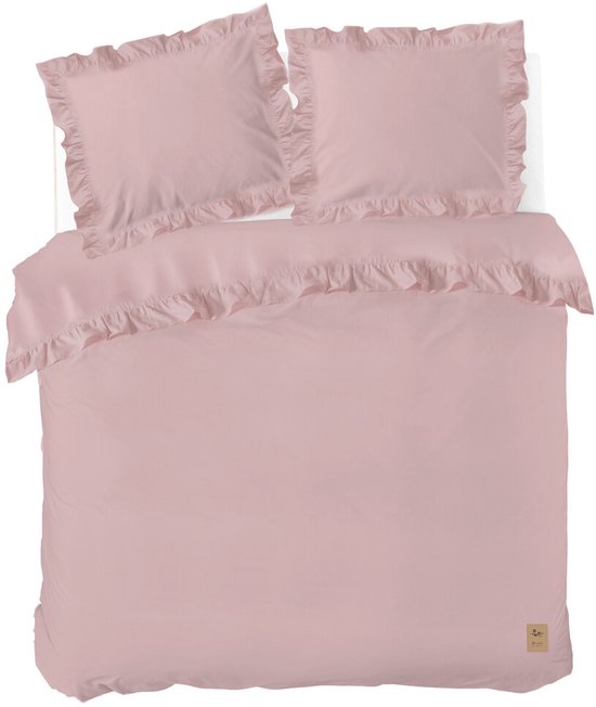 Dindi Home Dekbedovertrek Candy Clouds - 200x220 - 100% katoen - Roze van Merkloos