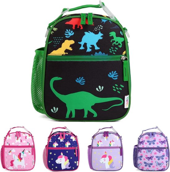 Dinosaurus Lunchbox voor jongens - geïsoleerde lunchtas voor kinderen - schattige koelere thermische maaltijd draagtas met handvat - afneembare schouderriem van Samsonite