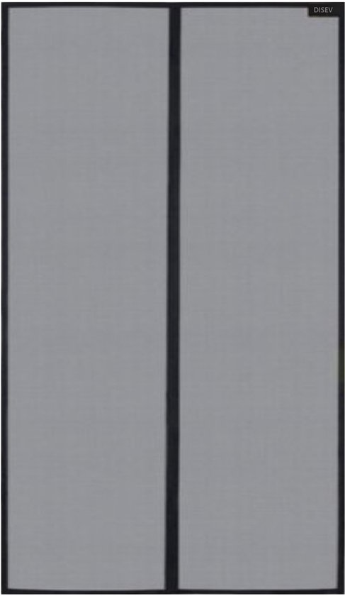 DISEV -Vliegengordijn - Luxe Deurhor Magnetisch - 210x100cm - Glasvezel A-kwaliteit - Horgordijn - Vliegengordijn - Hordeur - Zwart