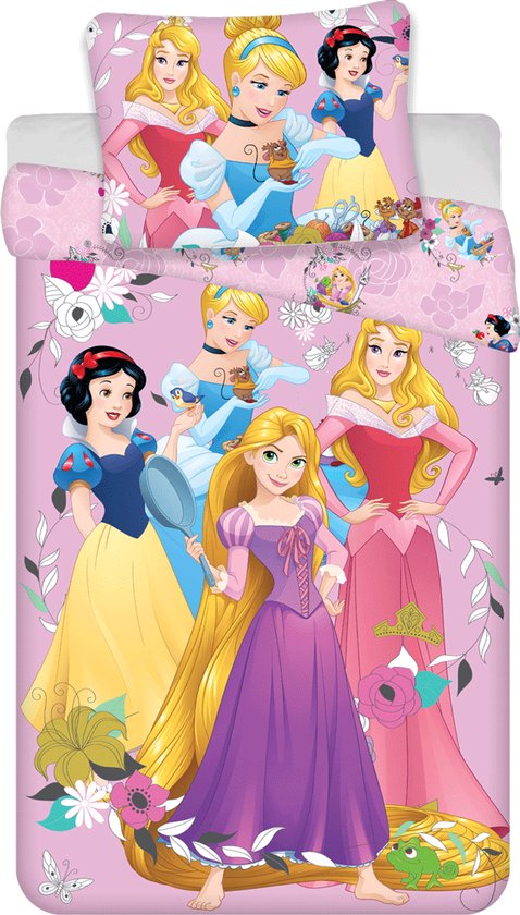 Disney Princess Dekbedovertrek Beauty - 140 x 200 cm / 60 x 70 cm - Katoen van Disney