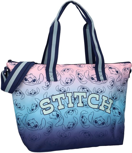 Disney Stitch Chill Vibes Koeltas – 32 × 48 × 14 cm – Blauw/Roze van Merkloos