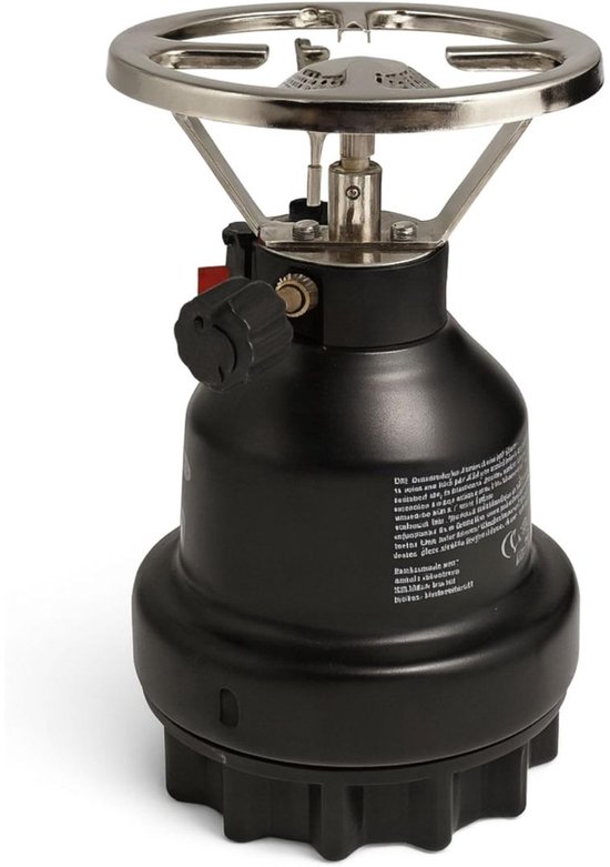 DnA® Camping Gasstel - Gasstel - Kooktoestel Camping - Kookstel Gas Camping - Zwart - 12cm x 12cm x 19cm van Merkloos