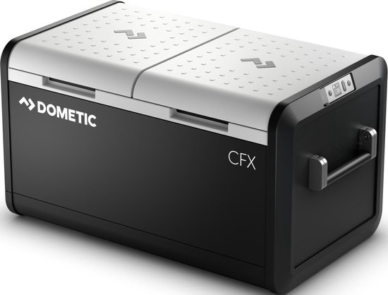 Dometic CFX3 75DZ Dual zone compressor koeler/vriezer - 74L - 12/24/230v - Energieklasse D - zwart/grijs van Dometic