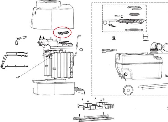 Dometic CT3050 Hendel Zekering Cassette van Dometic