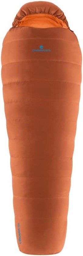 Dons slaapzak - Mummy slaapzak - Kamperen en wandelen - Lichtgewicht en compact - 1200 gram - Oranje