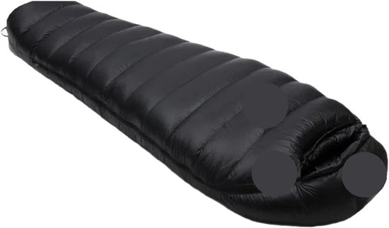 Dons Slaapzak - Winter Slaapzak - Outdoor Reizen - Ultra Licht Gewicht - 210 cm - Zwart