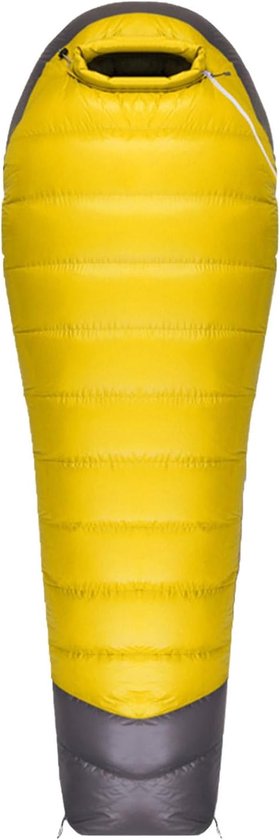 Donsslaapzak Mummy - Winterslaapzak Reisslaapzak - Kamperen Backpacken - Wind Waterdicht - 400 g - Geel