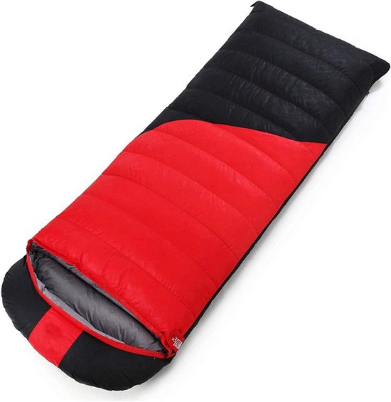 Donzen Slaapzak - Eendendons Zak - Buiten Overnachten - Waterdicht Ademend - 600g Vulling - Wit