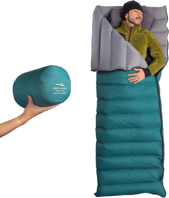 Donzen Slaapzak - Lichtgewicht Slaapzak Compacte Slaapzak - Kamperen en Backpacken - Combineerbaar tot Dubbel - 82 x 29 inch