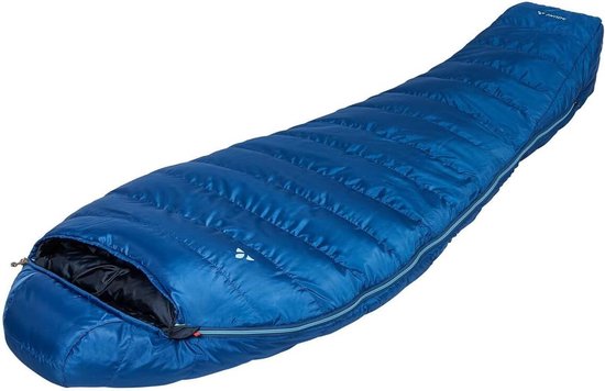 Donzen Slaapzak XL - Trekzlaapzak Kampeerzak - Kamperen en Trekking - 3D Voetbox - Extra Lang - Ultramarijn Blauw