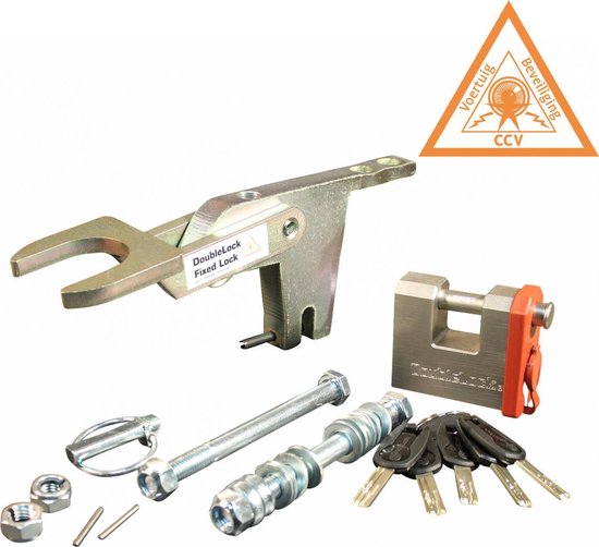 DoubleLock disselslot Fixed Lock SCM type A60 met 2 verticale bouten voor ongeremde koppelingen van DoubleLock