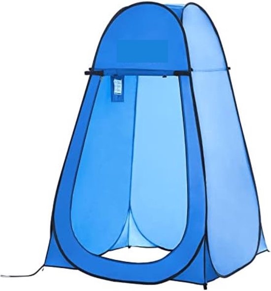 Douchetent - Omkleedtent - Wc tent - Toilettent - Camping - Blauw van Abbey Camp