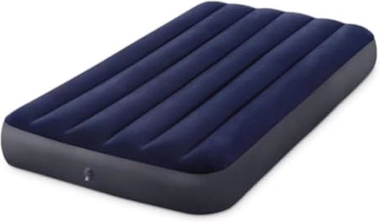 Downy Twin Luchtbed 99x191x25 cm - Klassiek Donzen Ontwerp van Intex