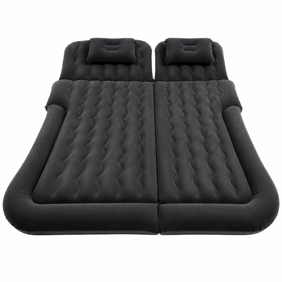DPLUNIQ Luchtbed - Autobed - Auto Luchtbed - Auto Matras - Kamperen - Reizen - Met accessoires - 2 persoons - 170x120 cm - Zwart