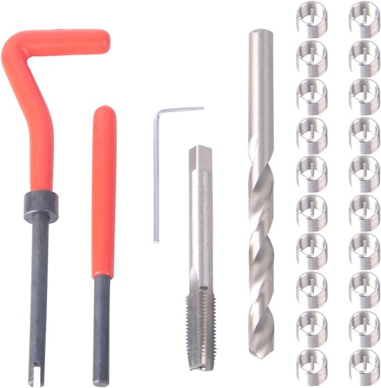 Draad Reparatie Kit M8x1.25mm Helicoil Herstel Draad Reparatie