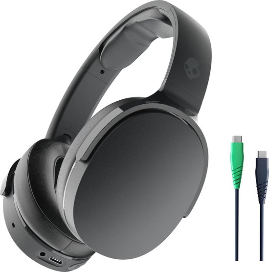 Draadloze Over-Ear Koptelefoon met 36 Uur Accuduur en Microfoon - Zwart van Merkloos