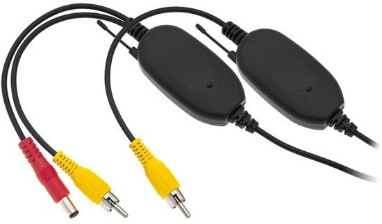 Draadloze Zender en Ontvanger voor Achteruitrijcamera | 2.4GHz | 100m Bereik | Geschikt voor 12V en 3.3V Camera’s | Universeel Systeem voor Auto | Camper | Caravan