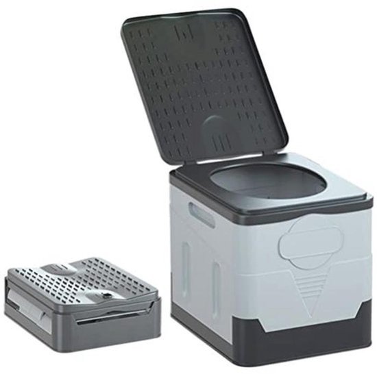 Draagbaar Campingtoilet - Opvouwbaar, Belastbaar tot 150 kg voor Kamperen en Reizen