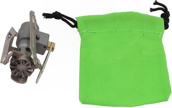 Draagbaar gasfornuis - Campingbrander kookplaat - Buiten koken - Ultralicht titanium ontwerp - 25 gram - Zilver