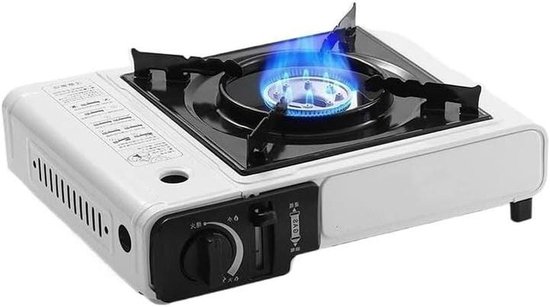 Draagbaar gasfornuis, compact ontwerp for hotpot, barbecue, kamperen, koken, buiten, lichtgewicht cassettefornuis