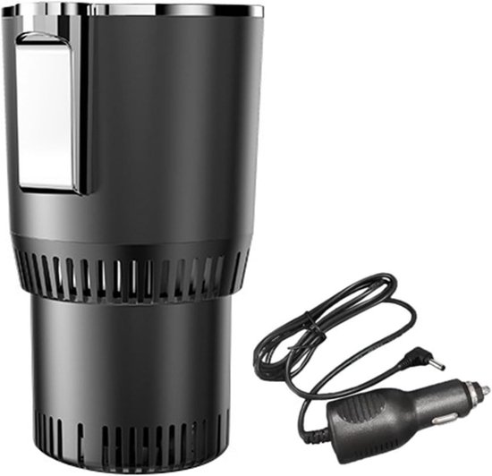 Draagbare 12V autowaterkoker, waterkoker, kleine elektrische reiswaterkoker, koffieverwarmer en koeler, mini elektrische thee- en koffiemok voor forenzen/roadtrippers, water, dranken van Merkloos