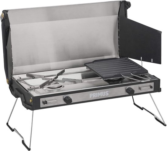 Draagbare 2-pits Gasfornuis voor Kamperen en Buiten Koken van Merkloos