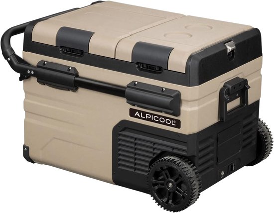 Draagbare 35L Compressor Auto Koelkast met Twee Zones en USB-poort - Efficiënte Koeling voor Buitenactiviteiten