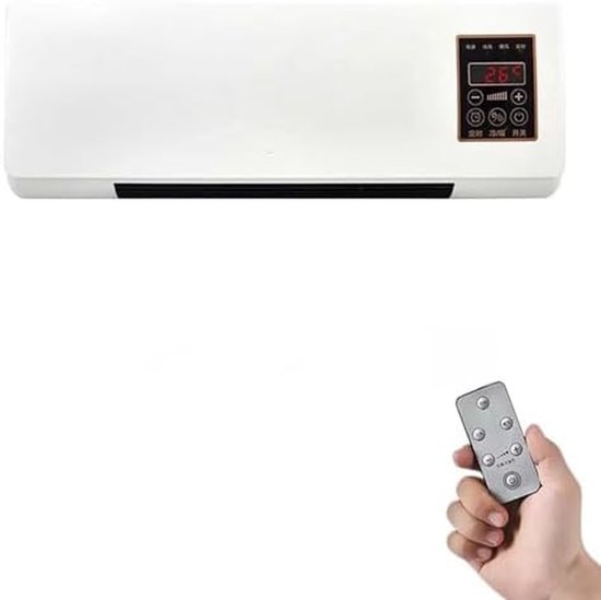 Draagbare Airco - Mini Airco Koeler - Persoonlijke Koeling - Stille Werking - 12000 BTU - Zwart