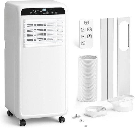 Draagbare Airco - Mobiele Airco Unit - Ruimte Koelen - 3-in-1 Functie - 9000 BTU - Wit
