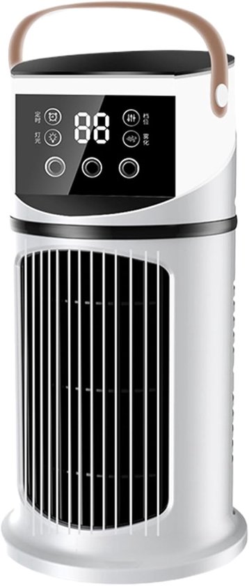 Draagbare Airco - Persoonlijke Koeler - Kamer Ventilatie - 4-in-1 Functie - 16 cm Hoog - Meerdere Kleuren