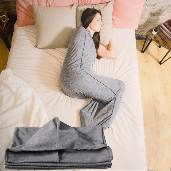 Draagbare alles-in-één slaapzak - Warme, mobiele slaapcabine - Pyjama voor thuis en het hele gezin - Reisslaapzak met vlekbescherming en warmte, XL-formaat 185*50 cm