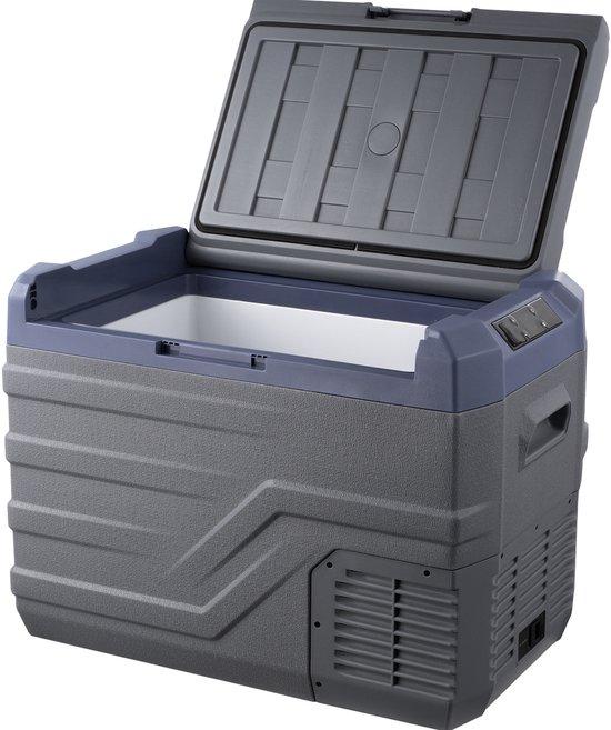 Draagbare Autokoelkast, 37L Capaciteit, 12 Volt, met Snelle Koelfunctie, Instelbare Temperatuur van -20°C tot 20°C van Merkloos